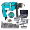 Kit Furadeira Impacto 750w 127V 1/2 Mandril + Kit 83 Ferramentas - 110V - 1