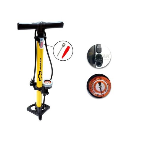 Bomba De Ar Manual Pneus Carro Moto Bicicleta 140psi Chevrolet