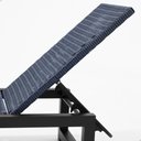 Ver imagem 5 de Kit 2 Espreguiçadeiras para Piscina Alumínio e Mesa de Apoio Ripada Alumínio