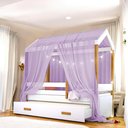 Ver imagem 3 de Bicama Solteiro Montessoriana Infantil Casinha - Roxo