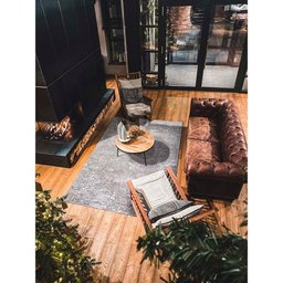 Tapete para Sala Next Organico Cinza 2,50X3,00M - Qaza - 2