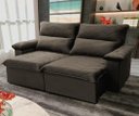Ver imagem 1 de Sofá Retrátil Reclinável Paris 150cm Suede Velut com Molas no Assento - King House