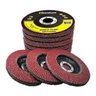 Disco de Lixa Flap 4.1/2 Grão 40 para Lixadeira Kit com 29 Peças - 40# - 1