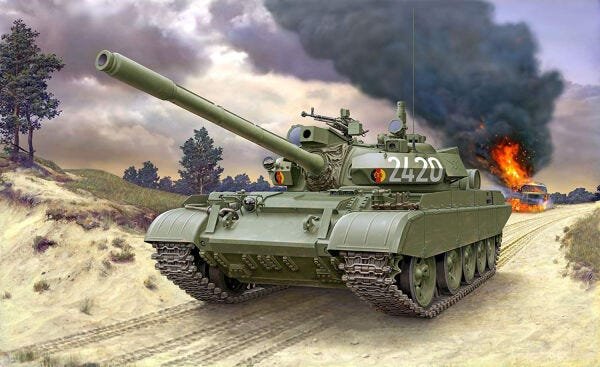 Tanque T-55Am/T-55Am2B Urss/Rda 1/72 REV03306 - 3
