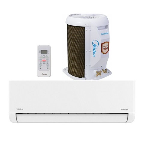 Ar Condicionado Split Midea Inverter Lite 18000 Btu R32 Frio 42EBVCA18M5 Branco 220V