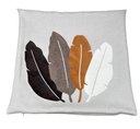 Ver imagem 1 de Capa de Almofada Decorativa Folhas de Bananeiras