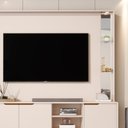 Ver imagem 3 de Home para TV 80" Tucumã 1.8 Off White com LED JB Bechara