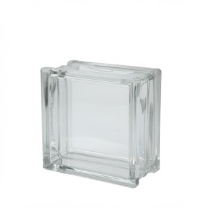 Tijolo de Vidro 19 X 19 X 8 Cm Estrela Dupla Translúcido 06 Unidades Tradestar