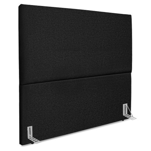 Cabeceira Casal 140 Cm com Frame Luna Linho Preto Artte