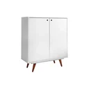 Ver imagem 2 de Sapateira Aparador 2 Portas Retrô 50 Branca