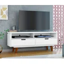 Ver imagem 1 de Rack De Sala TV até 60 polegadas Vintage Levis Branco Ac