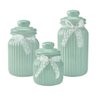 Pote hermético lace para armazenar alimentos com 3 peças - 1