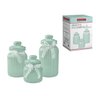 Pote hermético lace para armazenar alimentos com 3 peças - 2