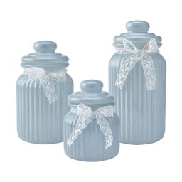 Pote hermetico lace com 3 peças para alimentos - 1