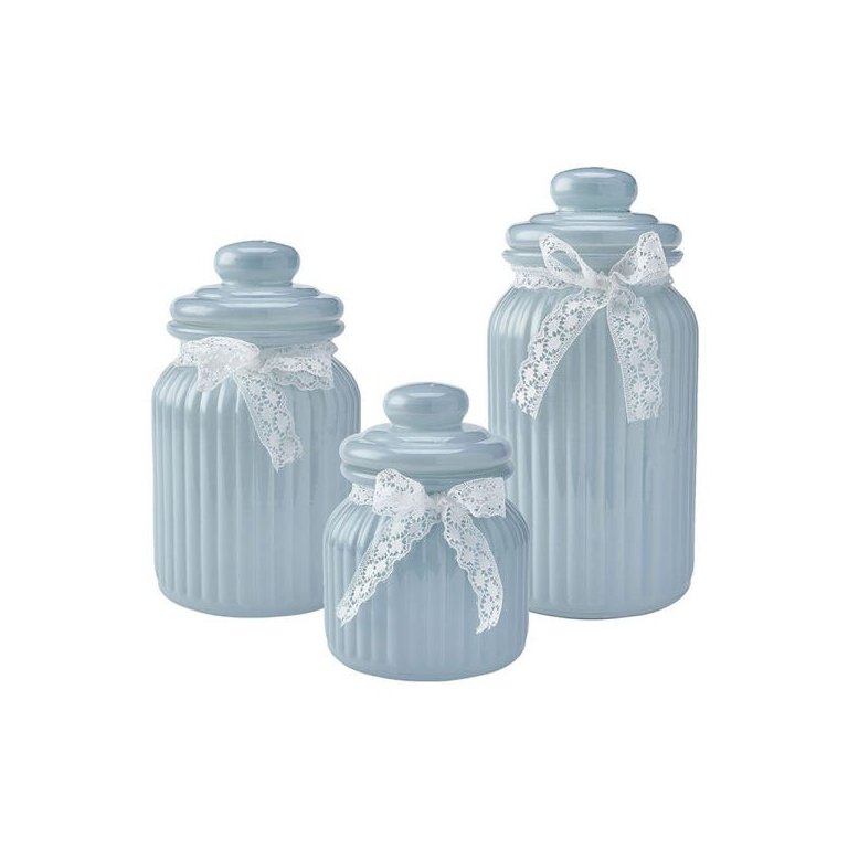 Pote hermetico lace com 3 peças para alimentos