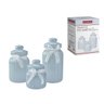 Pote hermetico lace com 3 peças para alimentos - 4
