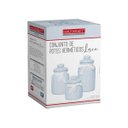 Ver imagem 3 de Pote hermetico lace com 3 peças para alimentos