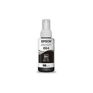 TINTA EPSON T664120AL T664120 T664 PRETO | L200 L220 L110 L355 L555 L396 L455 L365 | ORIGINAL 70ML