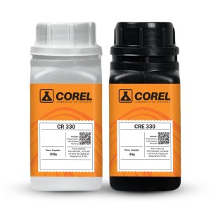 Kit Resina Epóxi e Endurecedor Cr 330 de Baixa Viscosidade e Alta Espessura (200 G + 84 G) para Cabo