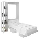 Ver imagem 1 de Cama Retratil De Parede Solteiro CM8013 Branco Tecno Mobili