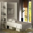 Ver imagem 2 de Cama Retratil De Parede Solteiro CM8013 Branco Tecno Mobili