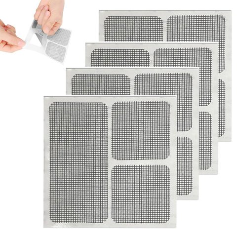 Fita Adesiva Reparo Tela Mosquiteiro Inseto Dengue Mosca Pernilongo Mosquito Resistente Flexivel Dur