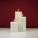 Ver imagem 4 de Trio de Velas Decorativas Quadradas Grandes para Lanternas