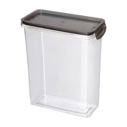 Jogo 3 Potes Mantimento Acrílico Hermético e Plástico Cristal - Plasútil - 4