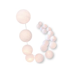 Bolinhas de Luz Cormilu Led, À Pilha, 10 Bolas, 1.5m, (branco)