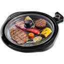Ver imagem 1 de Grill Redondo Mondial Smart Grill com Revestimento Antiaderente 1200w Preto 220v - G-04
