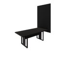Ver imagem 4 de Mesa de Reunião Industrial 2,0m e Painel de Tv Escritório F5 Cor:preto