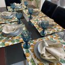 Ver imagem 2 de Kit 30 Guardanapo em Jacquard Bege 40x40cm - Atacado