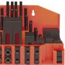 Jogo de Presilha para Fixação M16 - Canal 18mm com 58 Peças - 3