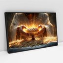 Ver imagem 2 de Quadro Decorativo Jesus Pão Ceia Sala Quarto Casa Escritório