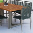 Ver imagem 3 de Mesa Área Externa Domman Alumínio Bege 180cm