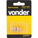 Ver imagem 1 de Adaptador Niple 1/4x1/4" Npt Latão Macho/macho - Vonder