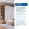 Guarda-roupa Modulado 3 Portas 2 Gavetas Infinity - 9