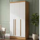 Ver imagem 1 de Guarda-Roupa Modulado 3 Portas 2 Gavetas Infinity Marrom/Cedro/Branco Line