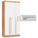 Ver imagem 2 de Guarda-Roupa Modulado 3 Portas 2 Gavetas Infinity Marrom/Cedro/Branco Line