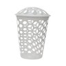 CESTO TELADO REDONDO PARA ROUPAS 30 LITROS 54,5X38CMØ - Branco - 1