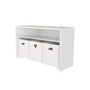 Ver imagem 2 de Rack Organizadores Infantil Matilda MDF 119cm Branco Woodcore