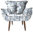 Ver imagem 2 de Kit 2 Poltronas Opala Decorativa Ramo Azul