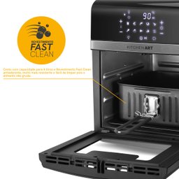 Fritadeira Air Fryer Oven 12l 9 Funções Kfr02 Painel Digital 127v - 4