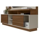 Ver imagem 4 de Home P/ Tv até 60 Pol Eldorado C/ 2 Portas e 2 Prateleiras 181x200cm Nature/off White - Linea