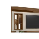 Ver imagem 5 de Home P/ Tv até 60 Pol Eldorado C/ 2 Portas e 2 Prateleiras 181x200cm Nature/off White - Linea