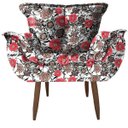 Ver imagem 2 de Kit 2 Poltronas Opala Decorativa Floral 50