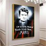 Quadro Eu Sou Uma Estrela De Rock De Marte Charlie Harper:90x60 cm/BRANCA - 6