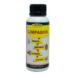 Limpador Limpa Prata Bronze Cobre Latão Allchem 100ml - 1