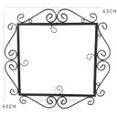 Ver imagem 1 de moldura ferro para espelho decoração parede artesanal