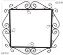 Ver imagem 1 de moldura ferro para espelho decoração parede artesanal